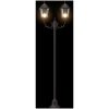Trädgårds ljusstolpe 2-lampa E27 Brons 220 cm Aluminium vidaXL Large – miniatyr 7