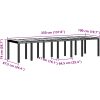Trädgårds Matgrupp 13 pcs Antracit Polypropylen vidaXL 12 - Sits – miniatyr 11