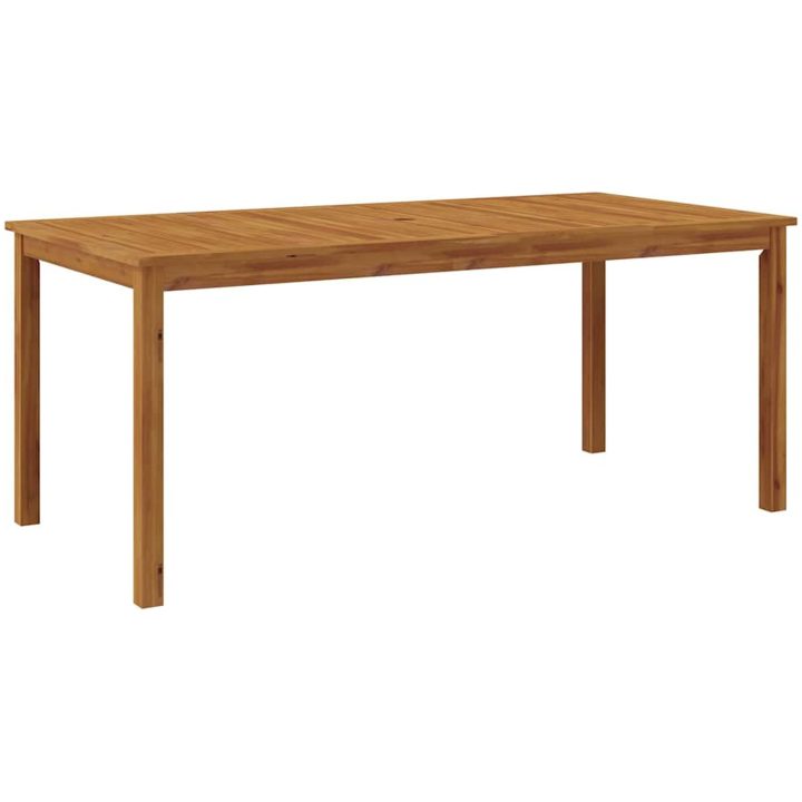 Trädgårds matsalsset 9 pcs Grå Metall, Harts vidaXL 180 x 90 x 75 cm – bild 5