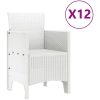 Trädgårds Matset 13 pcs Vit Plast vidaXL Stor – miniatyr 5
