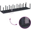 Trädgårds matset med kuddar 15 pcs Antracit vidaXL 14 - Sits – miniatyr 8