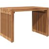 Trädgårds sidobord 50x32.5x35 cm Massivt trä Teak vidaXL 110 x 55.5 x 35 cm – miniatyr 2