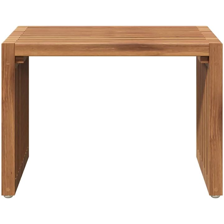 Trädgårds sidobord 50x32.5x35 cm Massivt trä Teak vidaXL 110 x 55.5 x 35 cm – bild 5