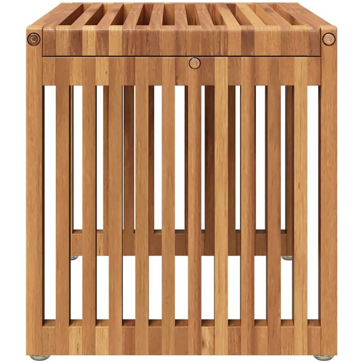 Trädgårds sidobord 50x32.5x35 cm Massivt trä Teak vidaXL 110 x 55.5 x 35 cm – bild 6