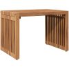 Trädgårds sidobord 50x32.5x35 cm Massivt trä Teak vidaXL 110 x 55.5 x 35 cm – miniatyr 7