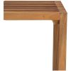 Trädgårds sidobord 50x32.5x35 cm Massivt trä Teak vidaXL 110 x 55.5 x 35 cm – miniatyr 9