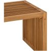 Trädgårds sidobord 70x37.5x35.5 cm Massivt trä teak vidaXL 110 x 55.5 x 35 cm – miniatyr 9