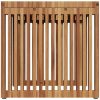Trädgårds sidobord Massivt teak vidaXL 45 x 42.5 x 45 cm – miniatyr 6