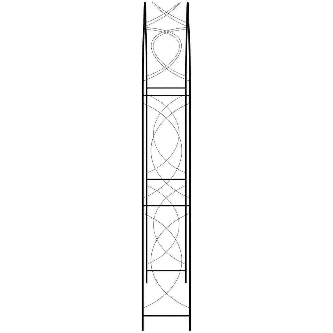 Trädgårdsbåge 150x34x240 cm järn vidaXL – bild 3