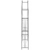 Trädgårdsbåge mörkgrön 120x38x258 cm järn vidaXL – miniatyr 3