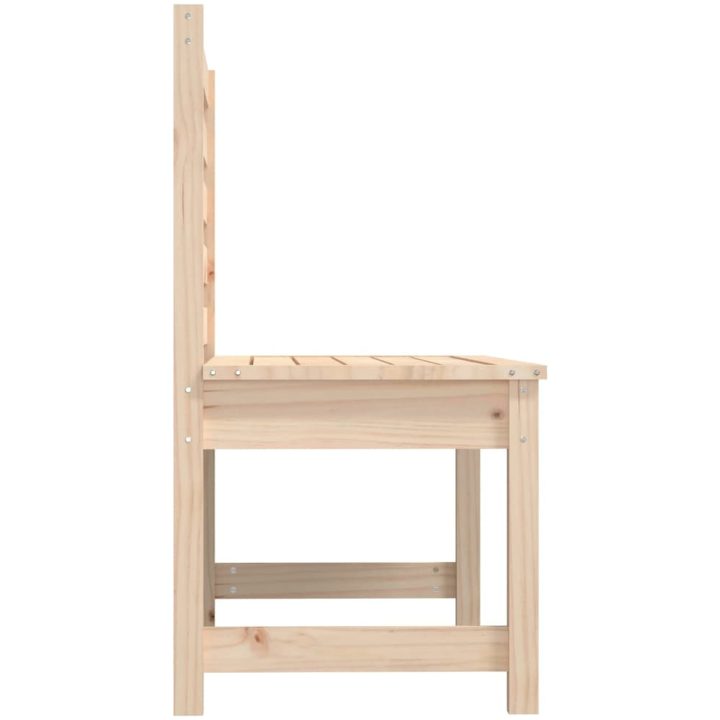 Trädgårdsbänk 109 cm massiv furu vidaXL 109 x 48 x 91.5 cm – bild 5