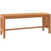 Trädgårdsbänk 110 cm massivt eukalyptusträ vidaXL 110 x 35 x 45 cm – miniatyr 2