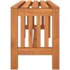 Trädgårdsbänk 110 cm massivt eukalyptusträ vidaXL 110 x 35 x 45 cm – miniatyr 4