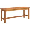 Trädgårdsbänk 110x35x45 cm massivt akaciaträ vidaXL – miniatyr 2