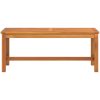 Trädgårdsbänk 110x35x45 cm massivt akaciaträ vidaXL – miniatyr 3
