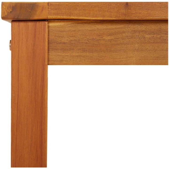 Trädgårdsbänk 110x35x45 cm massivt akaciaträ vidaXL – bild 6
