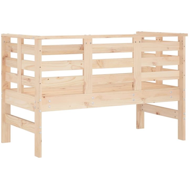 Trädgårdsbänk 111,5x53x71 cm massiv furu vidaXL – bild 6