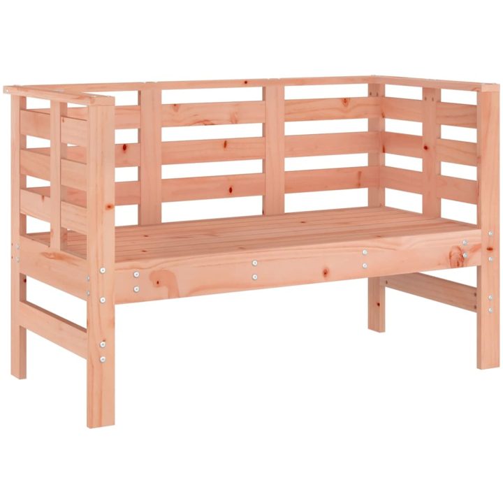 Trädgårdsbänk 111,5x53x71 cm massivt douglasträ vidaXL – bild 2