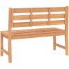 Trädgårdsbänk 114 cm massiv teak vidaXL 114 x 59 x 90 cm – miniatyr 5