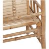 Trädgårdsbänk 120 cm bambu vidaXL – miniatyr 3