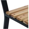 Trädgårdsbänk 120 cm trä vidaXL – miniatyr 5