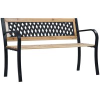 Trädgårdsbänk 120 cm trä vidaXL