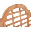 Trädgårdsbänk 127x58,5x92,5 cm massiv teak vidaXL – miniatyr 6