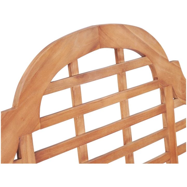 Trädgårdsbänk 127x58,5x92,5 cm massiv teak vidaXL – bild 6