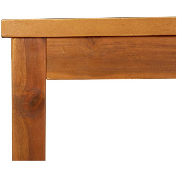 Trädgårdsbänk 150 cm massivt akaciaträ vidaXL 150 x 35 x 45 cm – bild 6