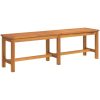 Trädgårdsbänk 150x35x45 cm massivt akaciaträ vidaXL – miniatyr 2