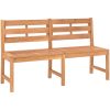 Trädgårdsbänk 180 cm massiv teak vidaXL 150 x 59 x 90 cm – miniatyr 2