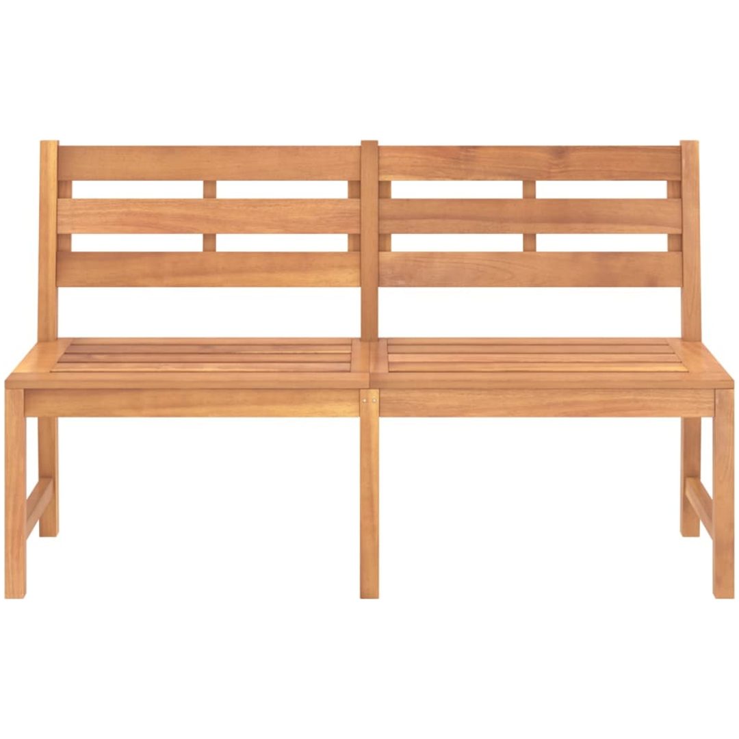Trädgårdsbänk 180 cm massiv teak vidaXL 150 x 59 x 90 cm – bild 3