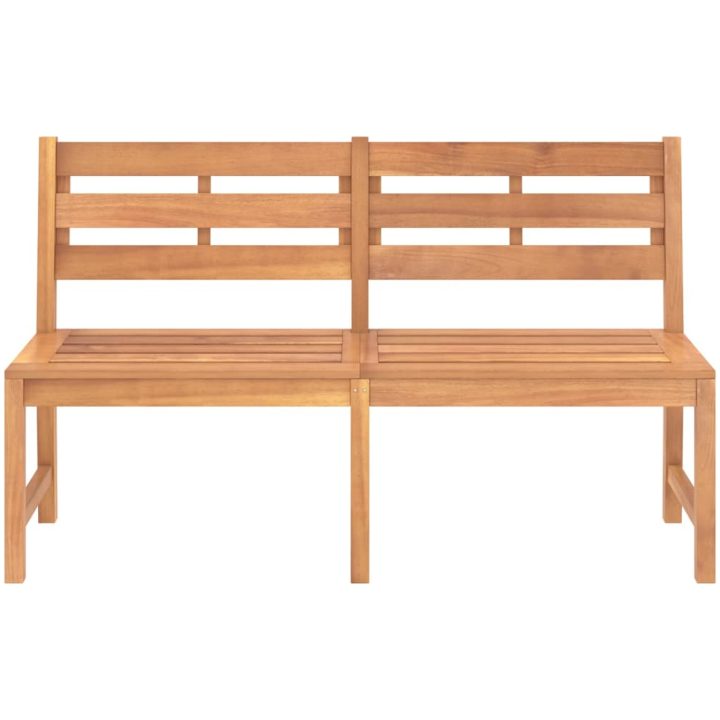Trädgårdsbänk 180 cm massiv teak vidaXL 150 x 59 x 90 cm – bild 3