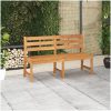 Trädgårdsbänk 180 cm massiv teak vidaXL 150 x 59 x 90 cm – miniatyr 1