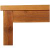 Trädgårdsbänk 180 cm massivt akaciaträ vidaXL 180 x 35 x 45 cm – miniatyr 6