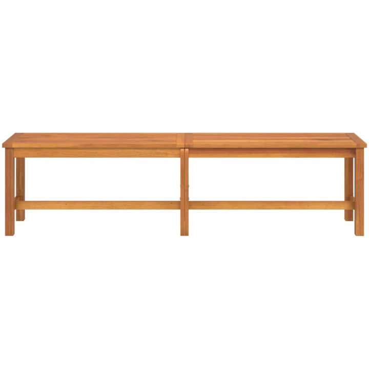 Trädgårdsbänk 180x35x45 cm massivt akaciaträ vidaXL – bild 3