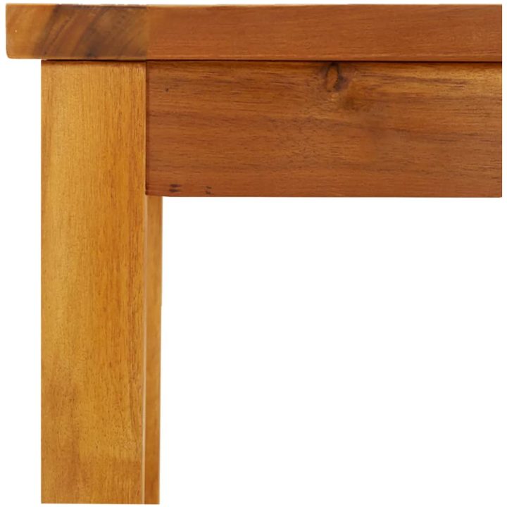Trädgårdsbänk 180x35x45 cm massivt akaciaträ vidaXL – bild 6