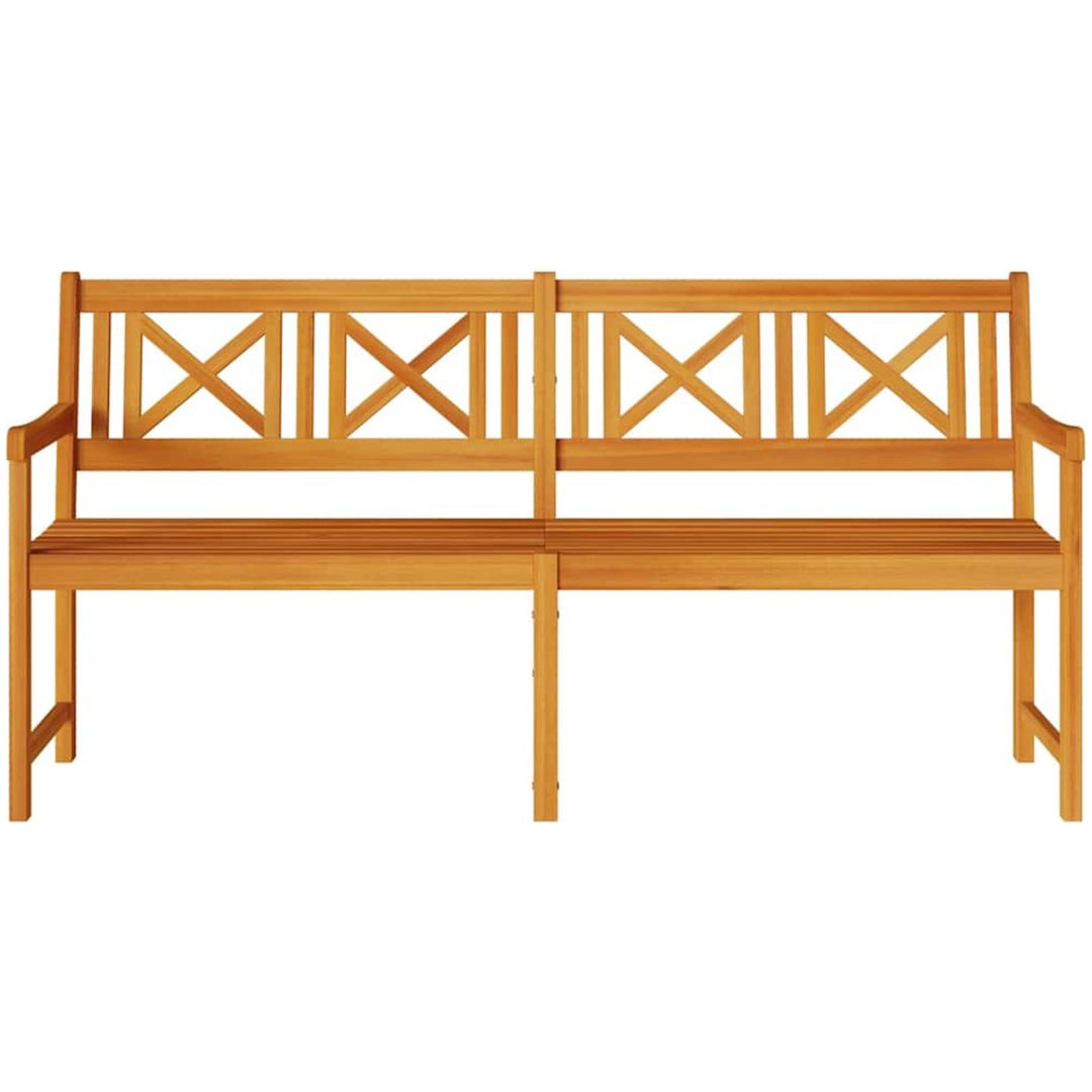 Trädgårdsbänk 180x56x90 cm Solid Wood Acacia vidaXL 180 x 55.5 x 90 cm – bild 4