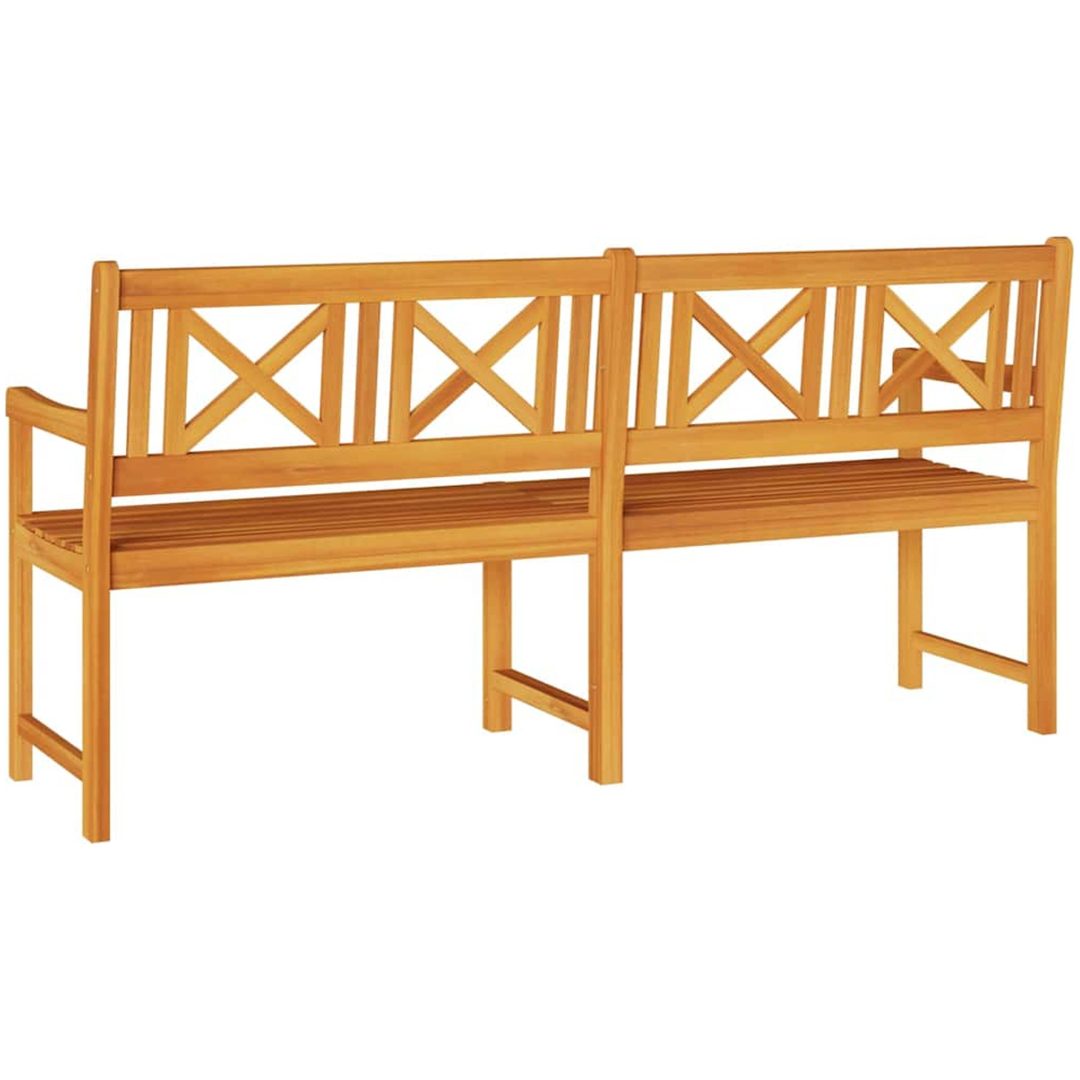 Trädgårdsbänk 180x56x90 cm Solid Wood Acacia vidaXL 180 x 55.5 x 90 cm – bild 6