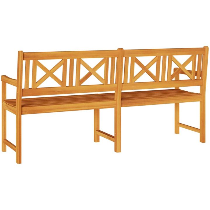 Trädgårdsbänk 180x56x90 cm Solid Wood Acacia vidaXL 180 x 55.5 x 90 cm – bild 6