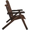 Trädgårdsbänk 2-sits 119x85x98 cm massivt granträ vidaXL – miniatyr 4