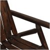 Trädgårdsbänk 2-sits 119x85x98 cm massivt granträ vidaXL – miniatyr 5