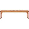 Trädgårdsbänk 3-sits 150 cm massivt eukalyptusträ vidaXL 150 x 44 x 45 cm – miniatyr 2