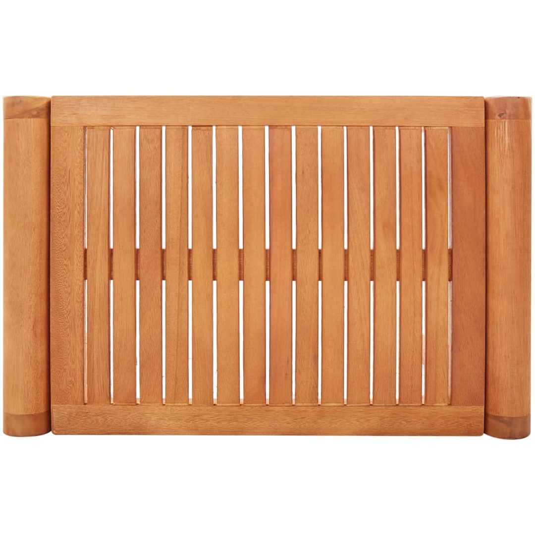 Trädgårdsbänk 64 cm massivt eukalyptusträ vidaXL 64 x 44 x 45 cm – bild 4