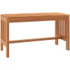 Trädgårdsbänk 80 cm massivt eukalyptusträ vidaXL 80 x 35 x 45 cm – miniatyr 2