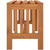 Trädgårdsbänk 80 cm massivt eukalyptusträ vidaXL 80 x 35 x 45 cm – miniatyr 4