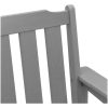 Trädgårdsbänk Ljusgrå HDPE vidaXL 120 cm – miniatyr 8