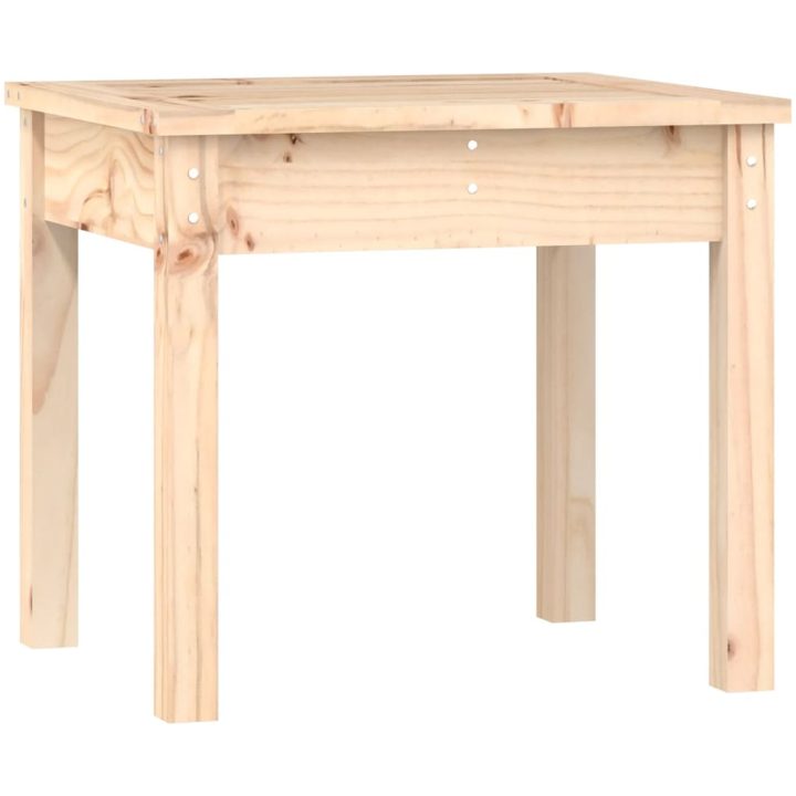 Trädgårdsbänk massiv furu vidaXL 50 x 44 x 45 cm – bild 2