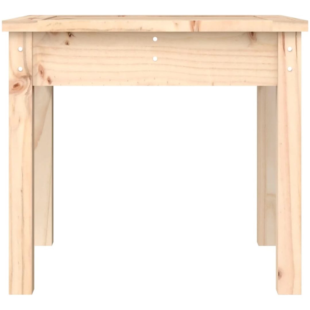 Trädgårdsbänk massiv furu vidaXL 50 x 44 x 45 cm – bild 4