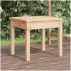 Trädgårdsbänk massiv furu vidaXL 50 x 44 x 45 cm – miniatyr 1